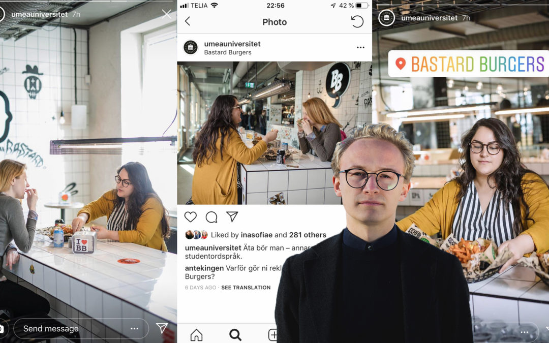 Manne B. Wiklund: ”Att Umeå Universitet gör reklam för Bastard Burgers är töntigt”