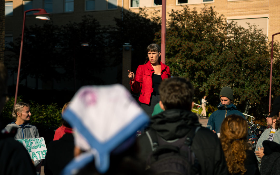 Klimatstrejk på Campus